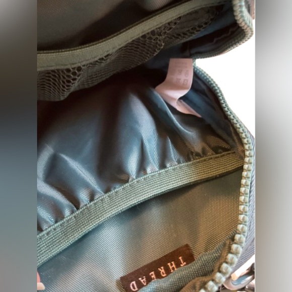 HP🔥 NWOT Free People x Thread Teal Small Pocket Crossbody Bag, Adjustable Strap - Picture 5 of 8